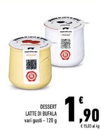 Offerta per Dessert Latte Di Bufala a 1,9€ in Conad Superstore