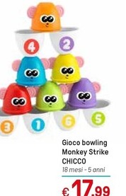 Offerta per Chicco Gioco Bowling Monkey Strike a 17,99€ in Iper La grande i