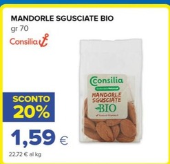 Offerta per Consilia - Mandorle Sgusciate Bio a 1,59€ in Oasi