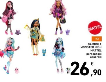 Offerta per Mattel - Bambola Monster High a 26,9€ in Conad
