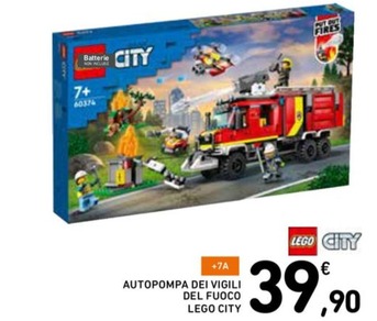 Offerta per Lego City - Autopompa Dei Vigili Del Fuoco a 39,9€ in Conad