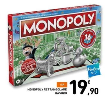 Offerta per Hasbro - Monopoly Rettangolare a 19,9€ in Conad