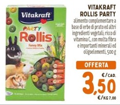 Offerta per Vitakraft - Rollis Party a 3,5€ in Pet Store Conad