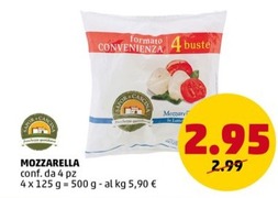 Offerta per Sapor Di Cascina - Mozzarella a 2,95€ in PENNY
