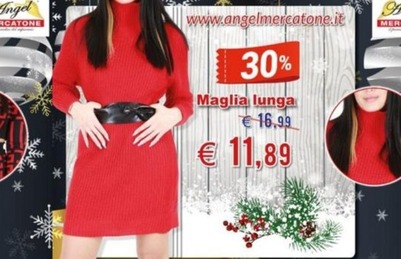 Offerta per Maglia Lunga a 11,89€ in Angel Mercatone