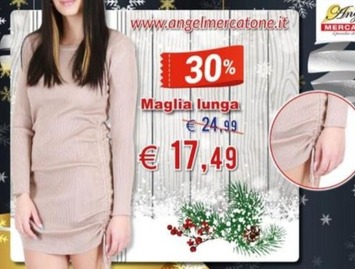 Offerta per Maglia Lunga a 17,49€ in Angel Mercatone