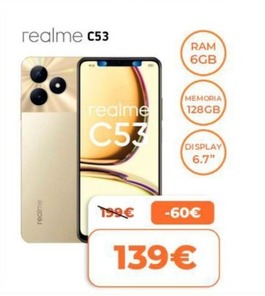 Offerta per Realme C53 a 139€ in TT Store