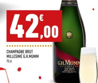 Offerta per G.H.Mumm - Champagne Brut Millesimé a 42€ in Conad