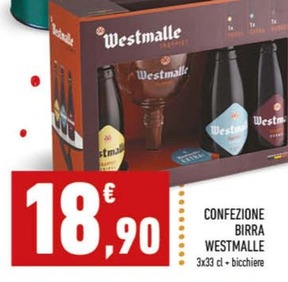 Offerta per Westmalle - Confezione Birra a 18,9€ in Conad Superstore