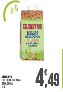 Offerta per Cubetto Lettiera Igienica a 4,49€ in Ayoka