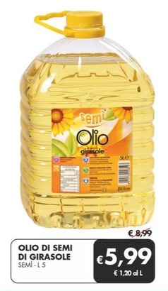 Offerta per Semi - Olio Di Semi Di Girasole a 5,99€ in MD