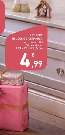 Offerta per Presepe In Legno E Ceramica a 4,99€ in Spazio Conad