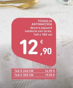 Offerta per Tovaglia Antimacchia a 12,9€ in Spazio Conad