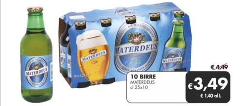 Offerta per Materdeus - 10 Birre a 3,49€ in MD