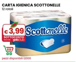 Offerta per Carta Igienica Scottonelle a 3,99€ in Gala