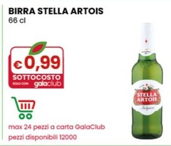 Offerta per Birra Stella Artois a 0,99€ in Gala