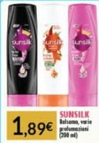 Offerta per Sunsilk Balsama, Varie Profumaziani a 1,89€ in Beauty Si