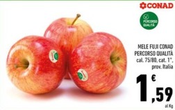 Offerta per Conad - Mele Fuji Percorso Qualità a 1,59€ in Conad
