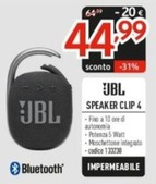 Offerta per Jbl - Speaker Clip 4 a 44,99€ in Elettrosintesi