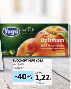 Offerta per Yoga - Succo Optimum a 1,22€ in Coop