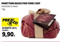 Offerta per Coop - Panettone Basso Fior Fiore a 9,9€ in Coop