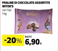 Offerta per Witor's - Praline Di Cioccolato Assortite a 6,9€ in Coop