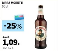 Offerta per Moretti - Birra a 1,09€ in Coop