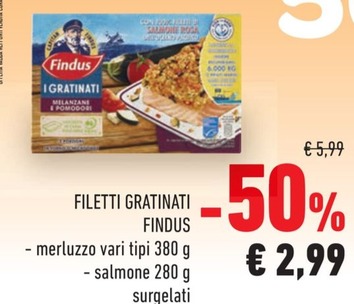 Offerta per Findus - Filetti Gratinati a 2,99€ in Conad