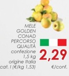 Offerta per Conad - Mele Golden Percorso Qualità a 2,29€ in Conad Superstore