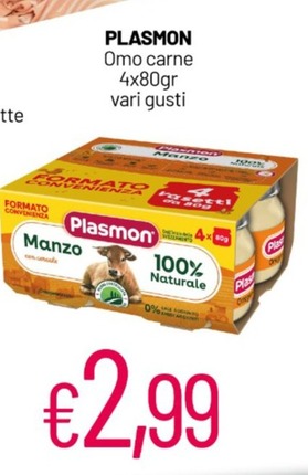 Offerta per Plasmon - Omo Carne a 2,99€ in Franzy's 