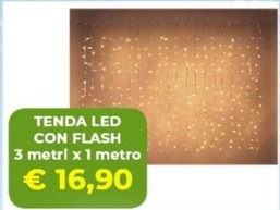 Offerta per Tenda Led Con Flash a 16,9€ in Brillo