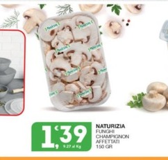 Offerta per Funghi champignon a 1,39€ in Sisa