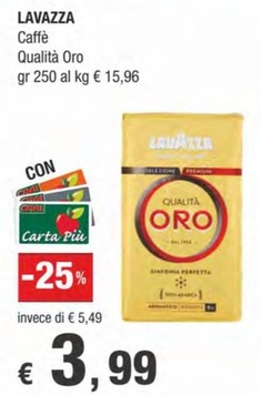 Offerta per Lavazza - Caffè Qualità Oro a 3,99€ in Crai