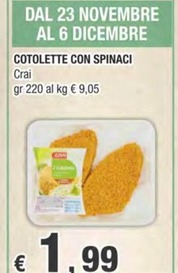 Offerta per Cotoletta in Crai