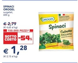 Offerta per Spinaci a 1,28€ in Esselunga