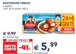 Offerta per Bastoncini Findus a 5,89€ in Esselunga