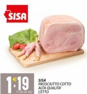 Offerta per Prosciutto cotto a 1,19€ in Sisa