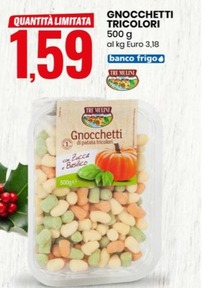 Offerta per Tre Mulini Gnocchetti Tricolori a 1,59€ in Eurospin