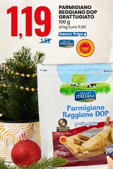 Offerta per Pascoli Italiani Parmigiano Reggiano Dop Grattugiato a 1,19€ in Eurospin