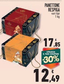 Offerta per Respiga - Panettone a 17,85€ in Conad City