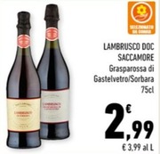 Offerta per Saccamore - Lambrusco DOC a 2,99€ in Conad City