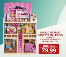Offerta per Wood World Casetta In Legno a 79,99€ in Happy Casa Store
