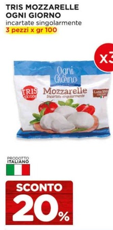 Offerta per Mozzarella in Alì e Alìper