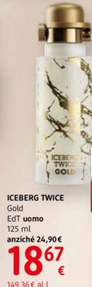 Offerta per Iceberg Twice - Gold Edt Uomo a 18,67€ in dm