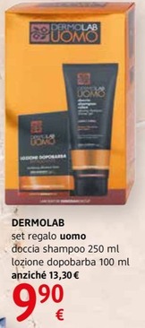 Offerta per Dermolab - Set Regalo Uomo Doccia Shampoo 250 Ml Lozione Dopobarba 100 Ml a 9,9€ in dm