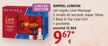 Offerta per Rimmel London - Set Regalo Love Message a 9,67€ in dm