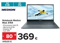 Offerta per Medion - Notebook Mod. E154 a 369€ in Carrefour Ipermercati