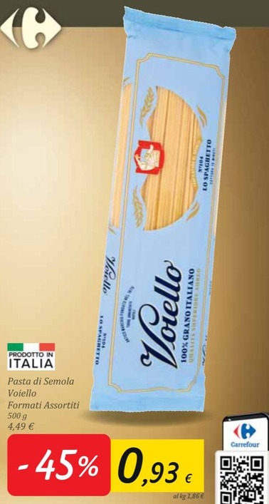 Offerta per Voiello - Pasta Di Semola a 0,93€ in Carrefour Market
