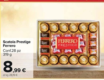 Offerta per Ferrero - Scatola Prestige a 8,99€ in Carrefour Market