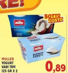 Offerta per Yogurt Muller in Supermercati Trisss
